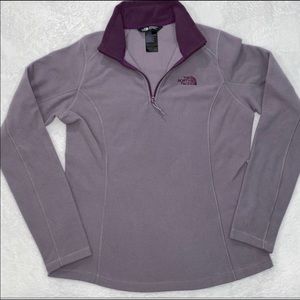 The North Face Quarter Zip Fleece Jacket Sweater